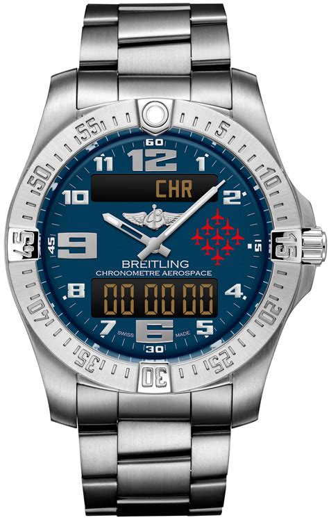 breitling aerospace red arrows|breitling red arrows titanium 43.